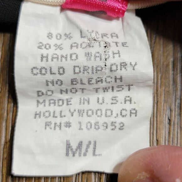 Forplay Catalog Lingerie Mini Skirt B&W w/ Hearts - Size M/L - Picture 10 of 10